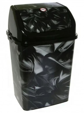 Ведро для мусора "Камелия" "Атлас" 18л черное 1/12 в Елабуге - elabuga.ok-mebel.com | фото