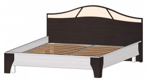 ВЕРОНА Кровать 1600 с основанием (Венге/Анкор светлый) в Елабуге - elabuga.ok-mebel.com | фото