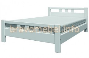 ВЕРОНИКА-2 Кровать из массива 900 (Белый античный) в Елабуге - elabuga.ok-mebel.com | фото