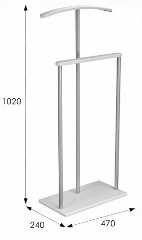 Вешалка для костюма Дэви 1 в Елабуге - elabuga.ok-mebel.com | фото 6