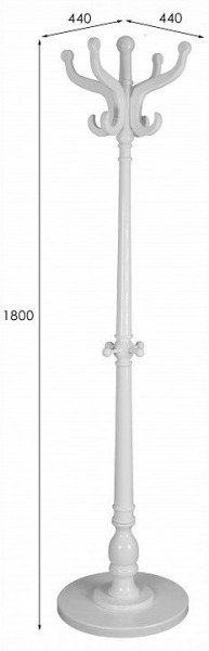 Вешалка-стойка В 1Н в Елабуге - elabuga.ok-mebel.com | фото 7