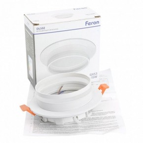 Встраиваемый светильник Feron DL502 51089 в Елабуге - elabuga.ok-mebel.com | фото 9
