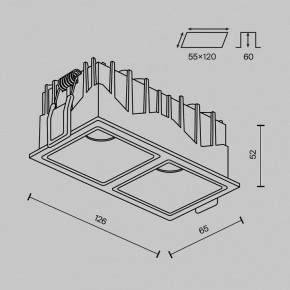 Встраиваемый светильник Maytoni Alfa LED DL043-02-10W4K-SQ-W-1 в Елабуге - elabuga.ok-mebel.com | фото 10