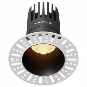 Встраиваемый светильник Maytoni Dip DL122-15W-2.7K-TRS-B в Елабуге - elabuga.ok-mebel.com | фото