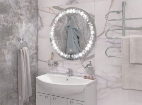 Зеркало Амстердам 700х700 с подсветкой Sansa (GL7026Z) в Елабуге - elabuga.ok-mebel.com | фото 5