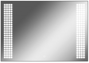 Зеркало Cosmo 100 black с подсветкой Sansa (SC1047Z) в Елабуге - elabuga.ok-mebel.com | фото 1