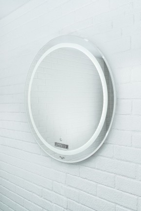 Зеркало Gia 75 white с подсветкой Sansa (SGa1044Z) в Елабуге - elabuga.ok-mebel.com | фото 2